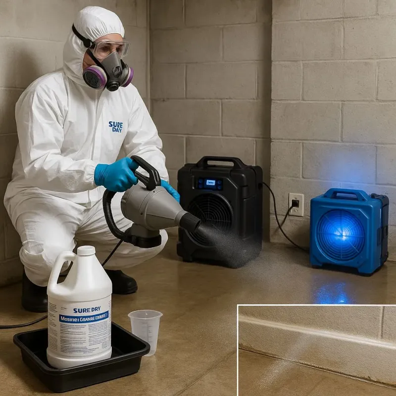 Sanitization and Odor Removal process in Las Lomas, CA