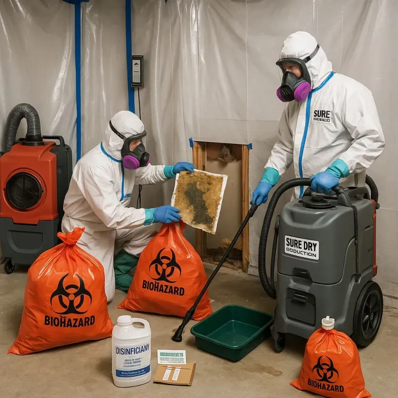 Contaminated Water Handling Protocols process in Las Lomas, CA