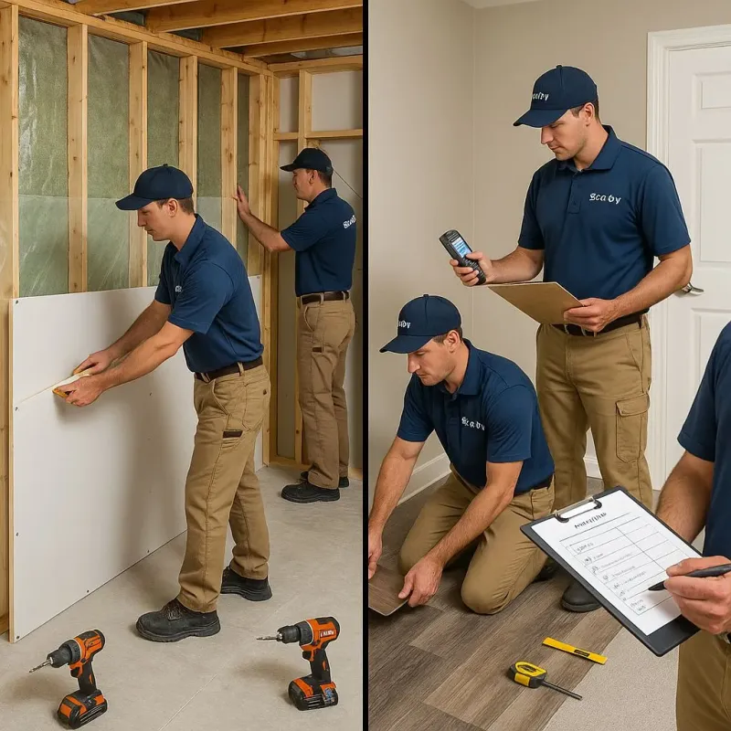 Repairs and Reconstruction process in Las Lomas, CA